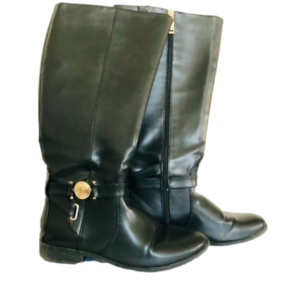 Tommy Hilfiger Shoes - Tommy Hilfiger Idran Black Multi Fasion Boots Size 7.5